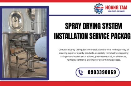 Turnkey Spray Drying System Installation Service