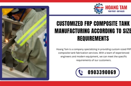 Custom FRP Composite Tank Fabrication