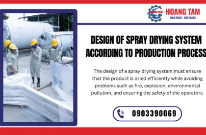 Spray Drying System Design Based on Production Process