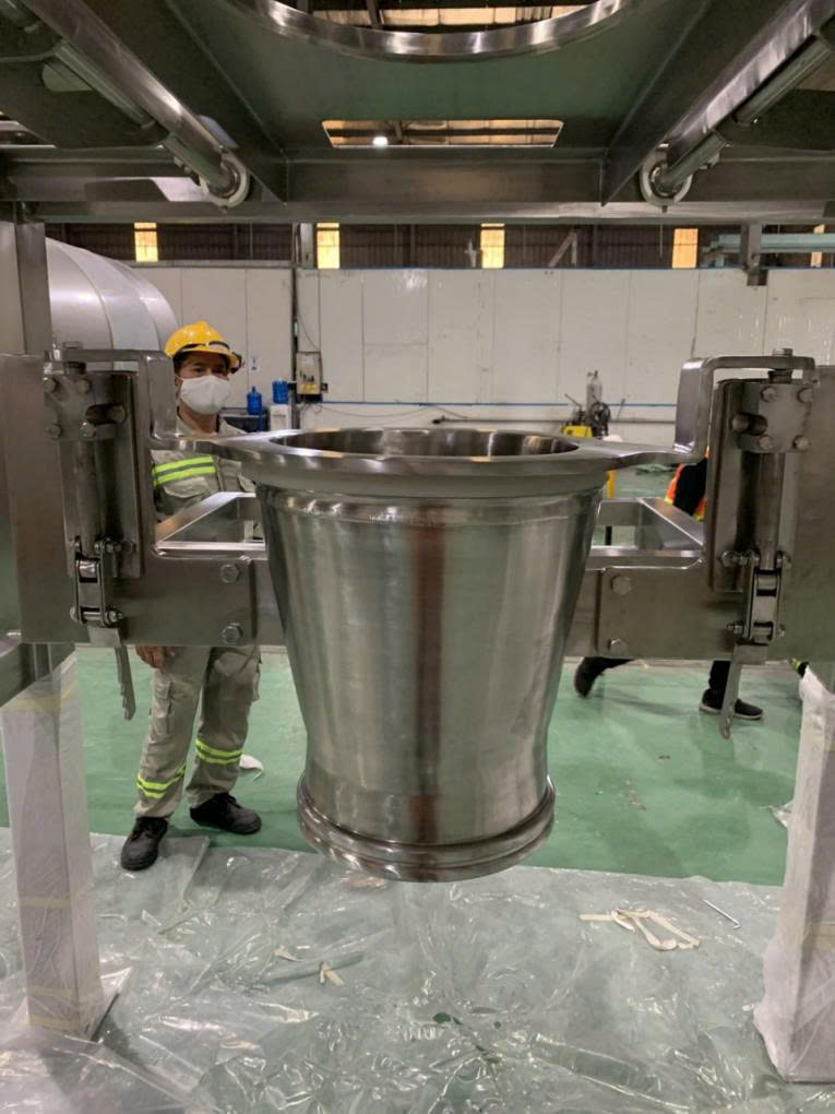 Hoàng Tâm - Lắp đặt BULK BAG DISCHARGE AND LIFTING FRAME, SMALL TIPPER & ACCESSORIES, DELIVERY TO JAPAN cho dự án NESTLÉ SHIMADA-JAPAN-POWDER HD của đối tác GEA PROCESS ENGINEERING 08/2020