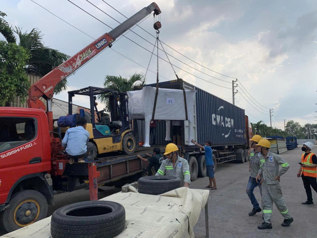 Hoàng Tâm - Lắp đặt BULK BAG DISCHARGE AND LIFTING FRAME, SMALL TIPPER & ACCESSORIES, DELIVERY TO JAPAN cho dự án NESTLÉ SHIMADA-JAPAN-POWDER HD của đối tác GEA PROCESS ENGINEERING 08/2020