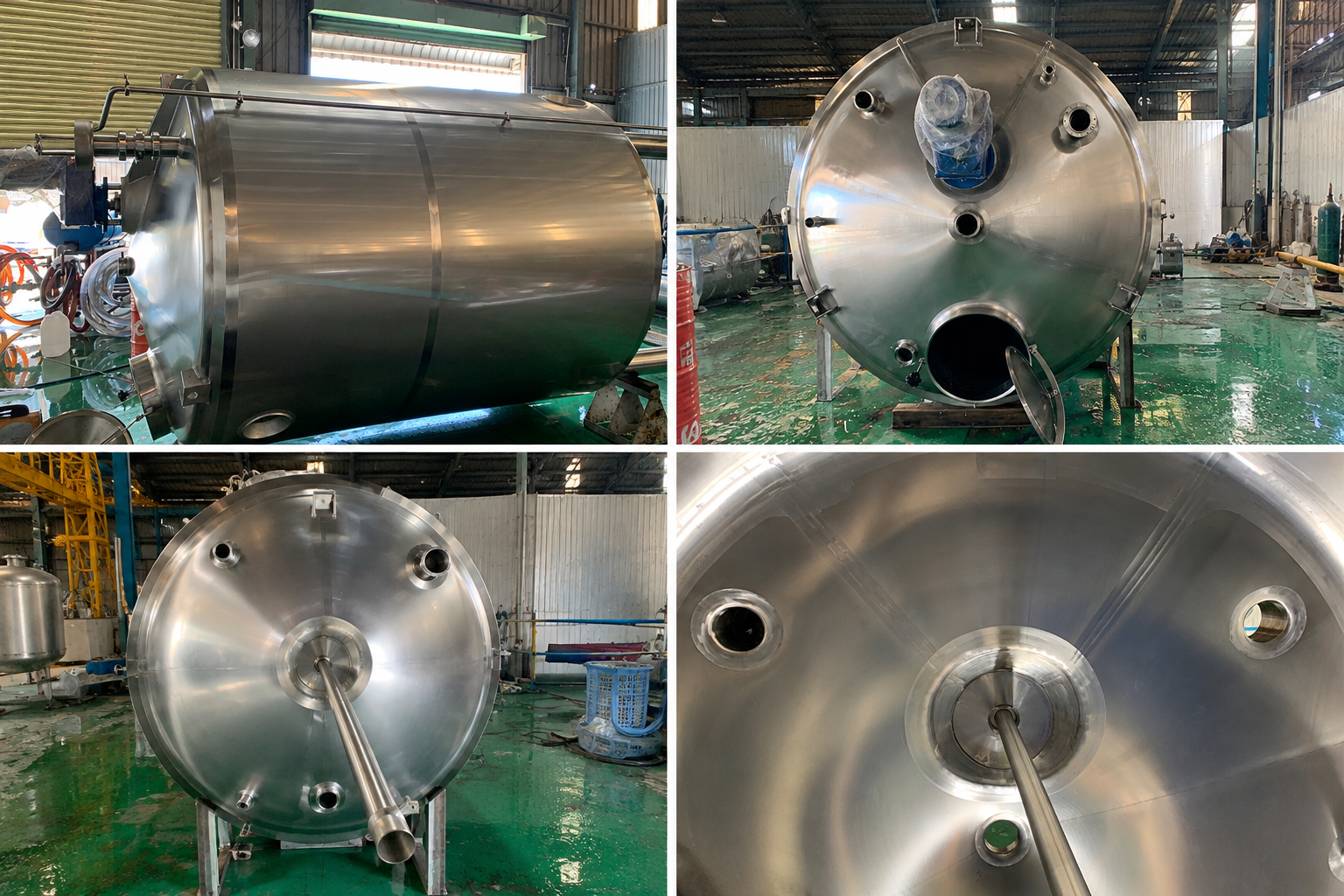 Lắp đặt ASEPTIC TANK 2000L, CENTRIFUGAL HOT WATER TANK 6000L & DEODORIZATION AND DE-COLOR TANK 8000L cho dự án SOLVENT TANKS SYSTEM-DONG THAP của đối tác Vĩnh Hoàn Collagen 03/2020